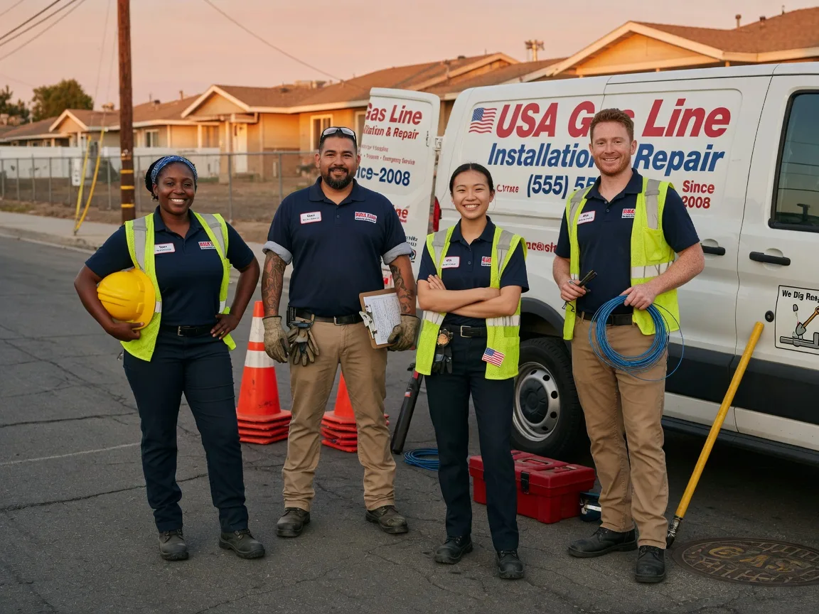 Gas Line Installation company in Blossom, TX
